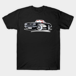 Chevrolet Corvette (58-62) Black T-Shirt